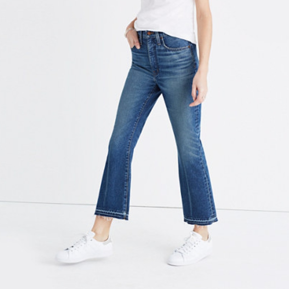 Madewell Retro Crop Bootcut Jeans